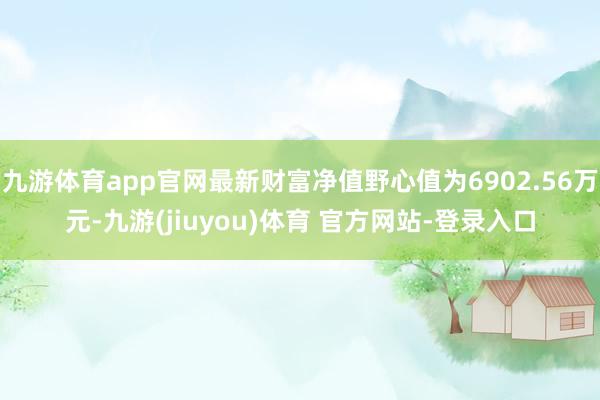 九游体育app官网最新财富净值野心值为6902.56万元-九游(jiuyou)体育 官方网站-登录入口